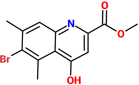 (image for) MC010560 Methyl 6-bromo-5,7-dimethyl-4-oxo-1,4-dihydro-2-quinolinecarboxylate